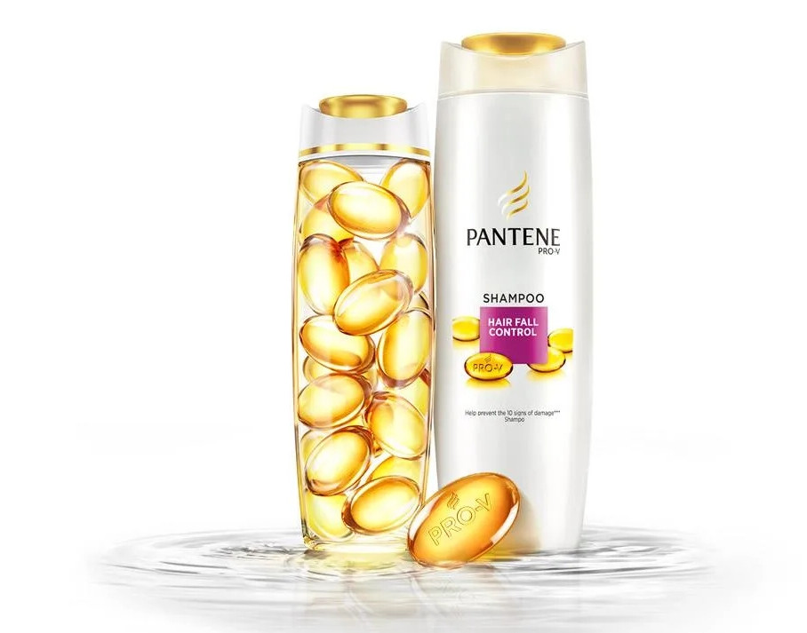 Shampo untuk rambut rontok Pantene Hair Fall Control.